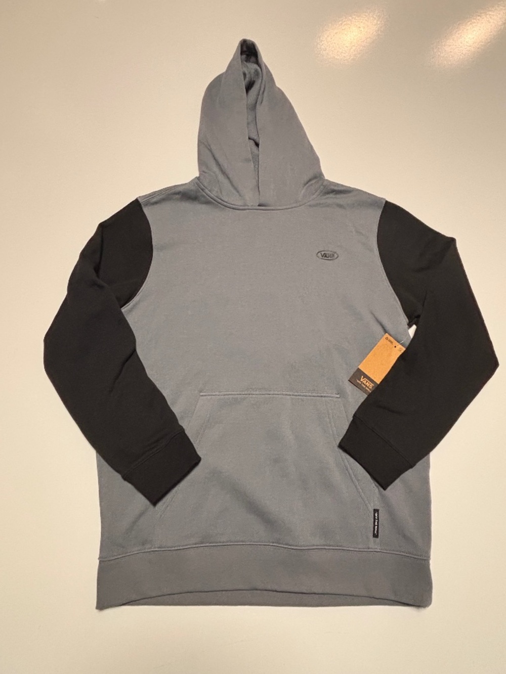 Youth Large Gray and Black Vans Hoodie Brand New with tags